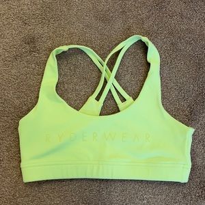 Ryderwear Neon Yellow Sports Bra